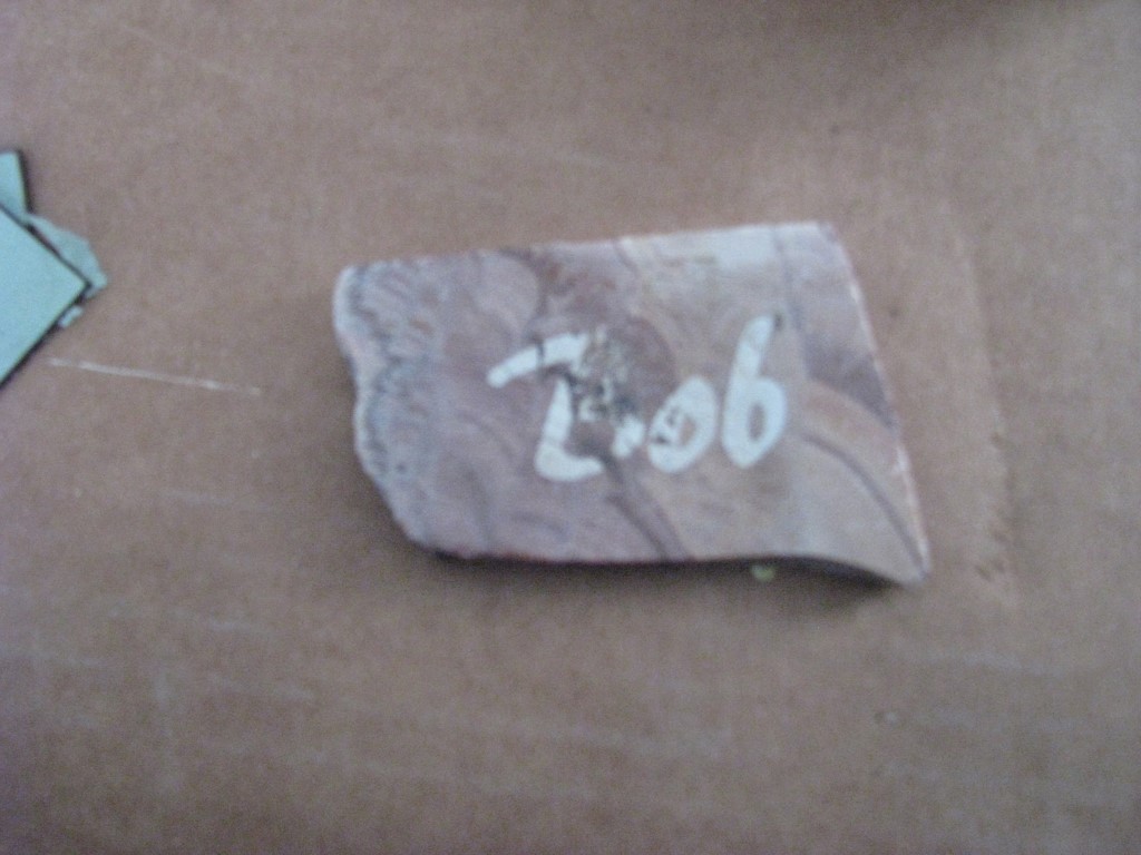 I tried engraving on a mineral sample